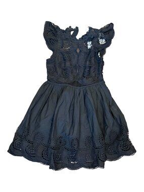 Sea New York Drea Embroidery Flutter Sleeve Dress, size 12 NWT